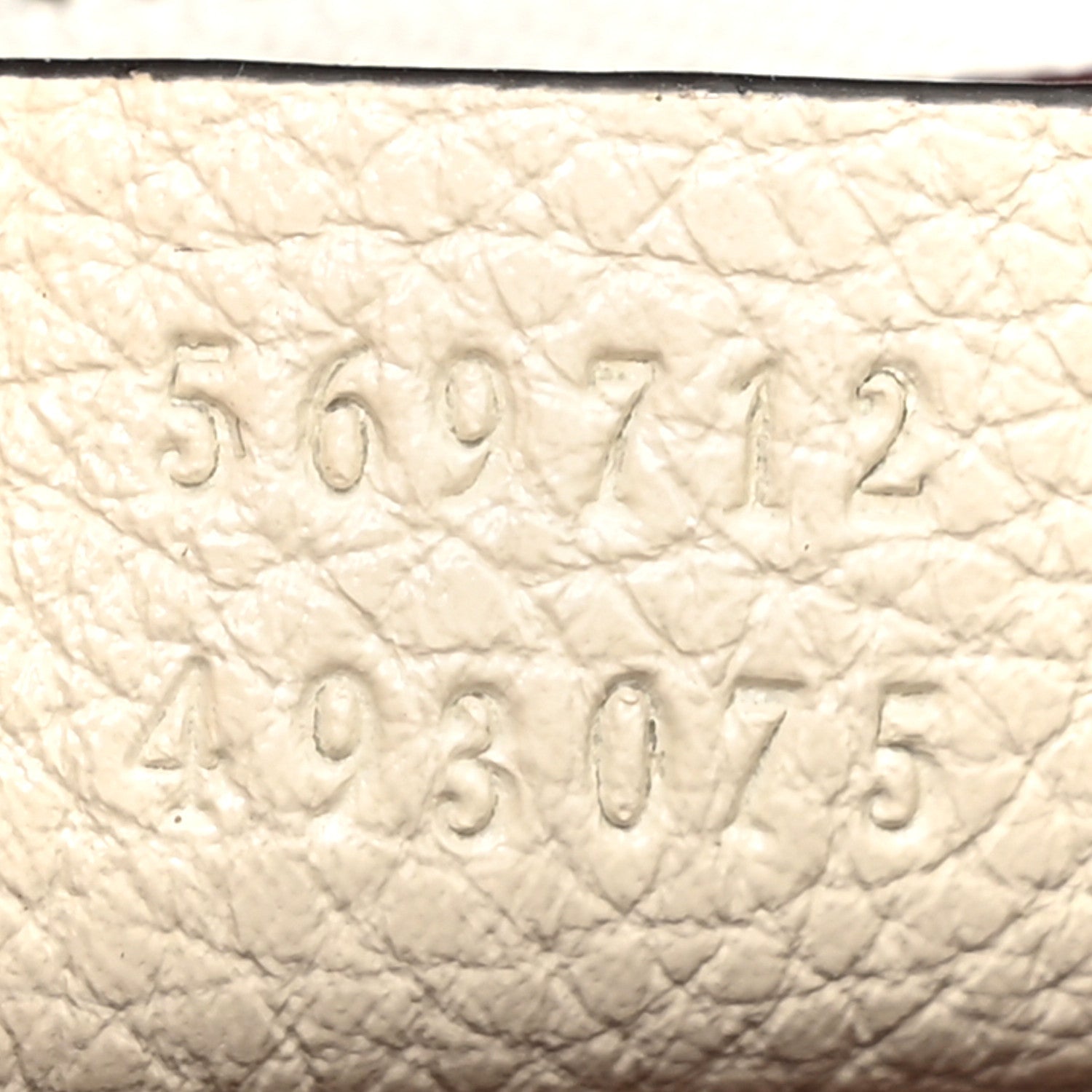 Gucci Grainy Calfskin Small Zumi Top Handle Bag Mystic White 9 of 12