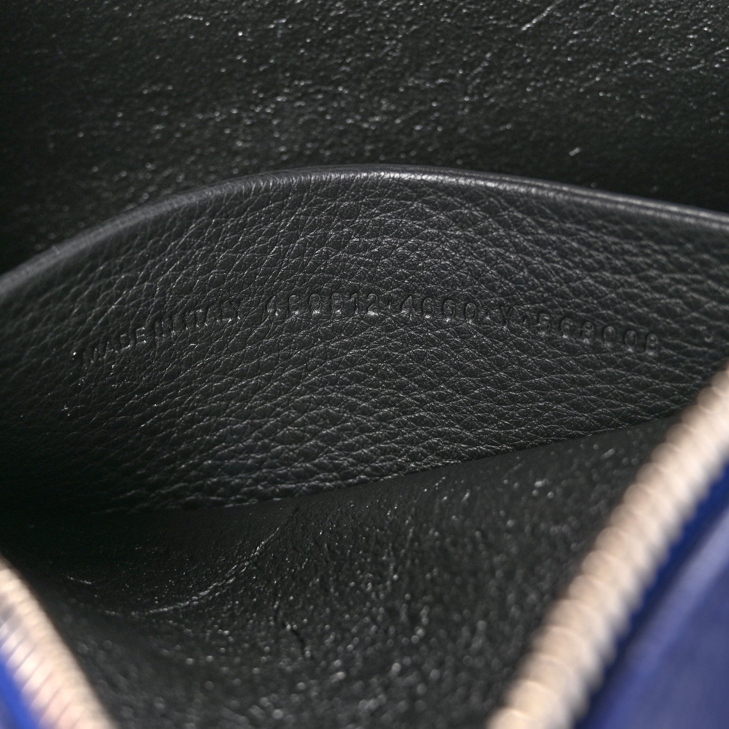 Balenciaga Calfskin Political Campaign Logo S Everyday Camera Bag Bleu 7 of 10