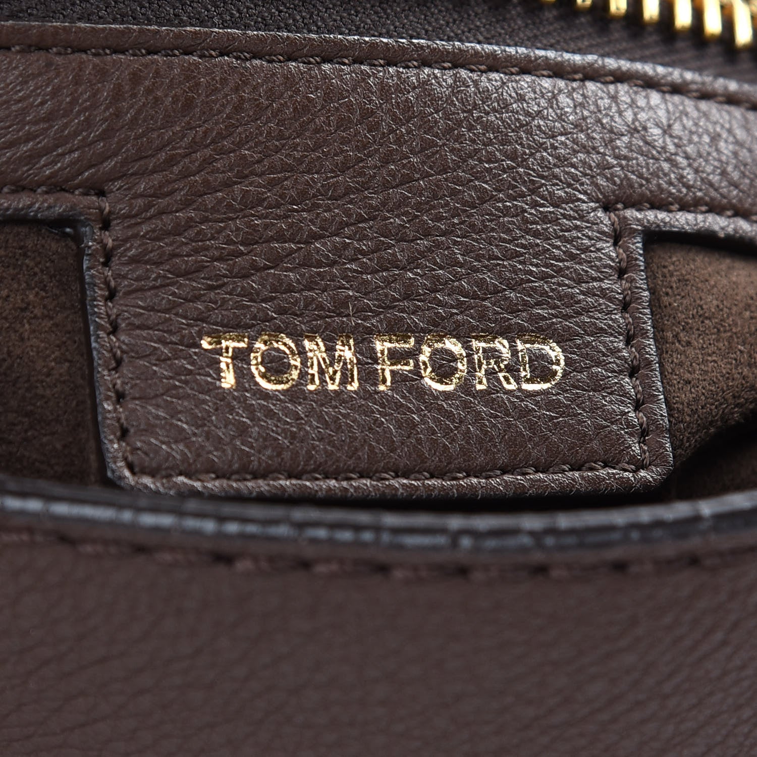 Tom Ford Calfskin Large Jennifer Dark Brown 7 of 10