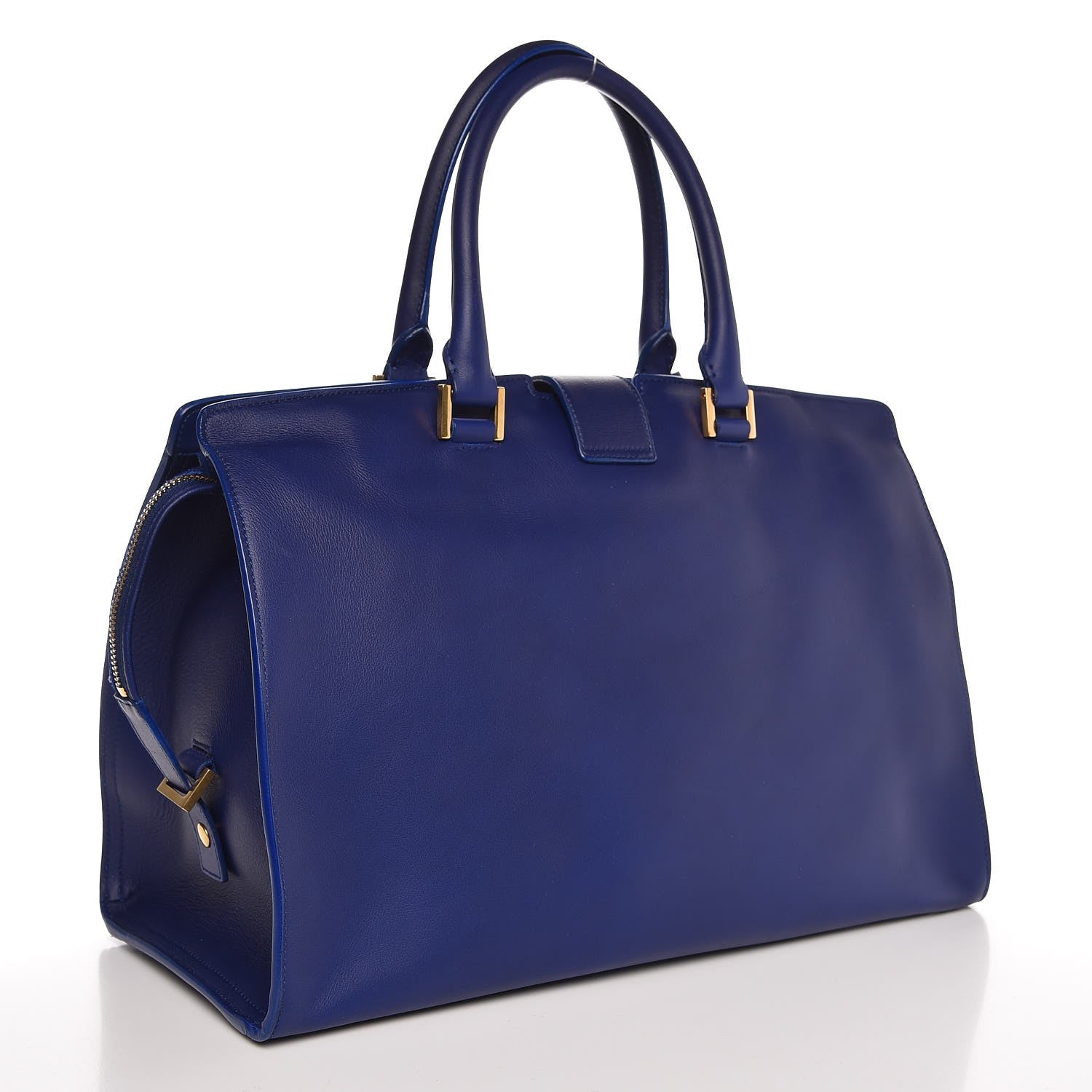 Saint Laurent Calfskin Medium Classic Y Cabas Navy 3 of 12