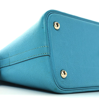 Hermes Chevre Mysore Bolide 31 Turquoise 9 of 10