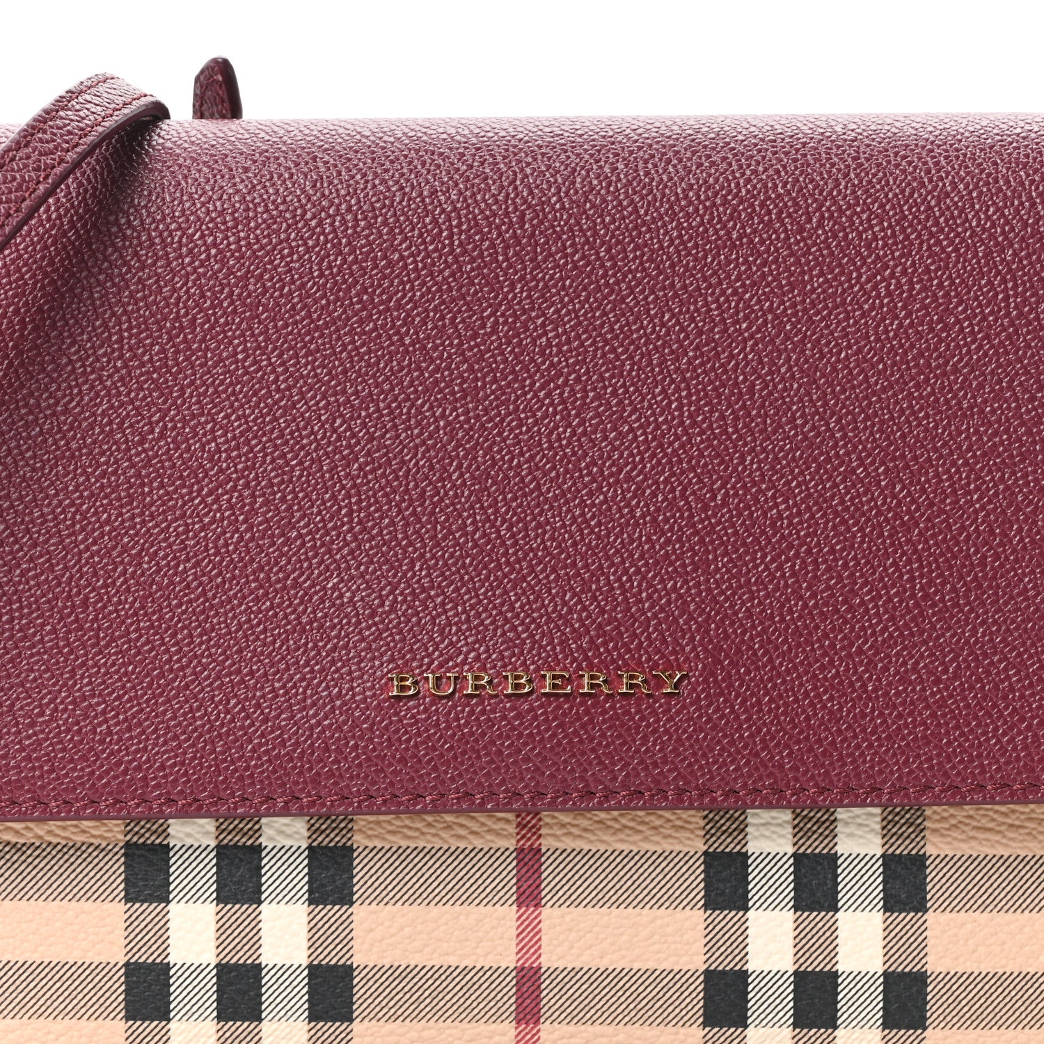 Burberry Haymarket Check Small Loxley Crossbody Dark Plum 8 of 10