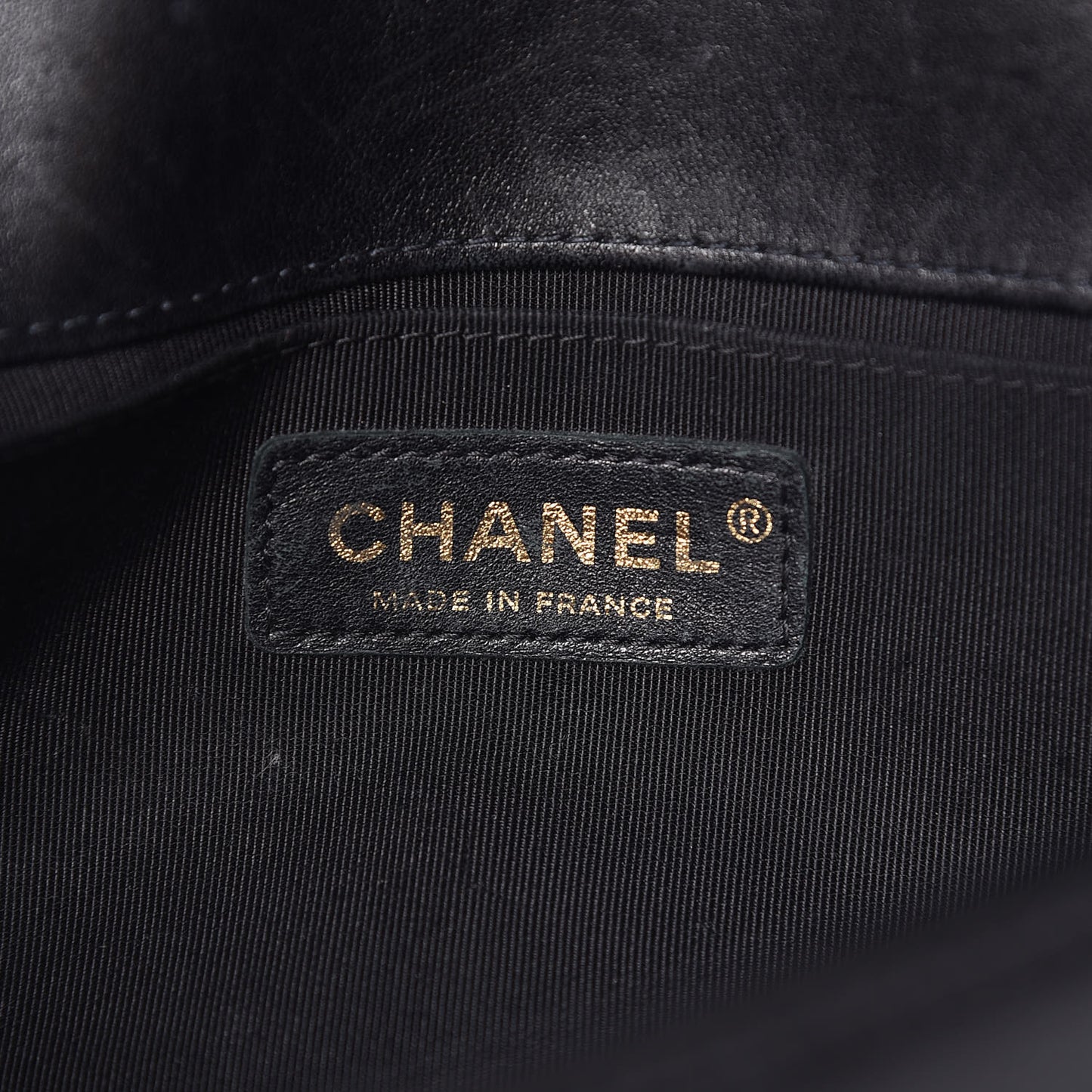 Lambskin Quilted Medium Boy Flap Black