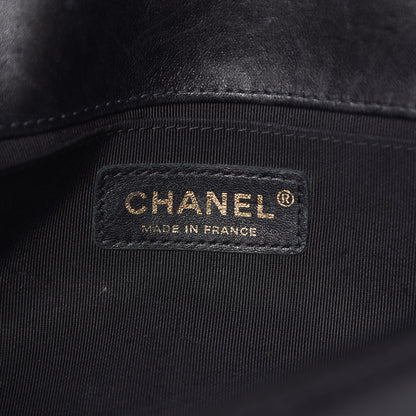 Chanel Lambskin Quilted Medium Boy Flap Black 6 of 12