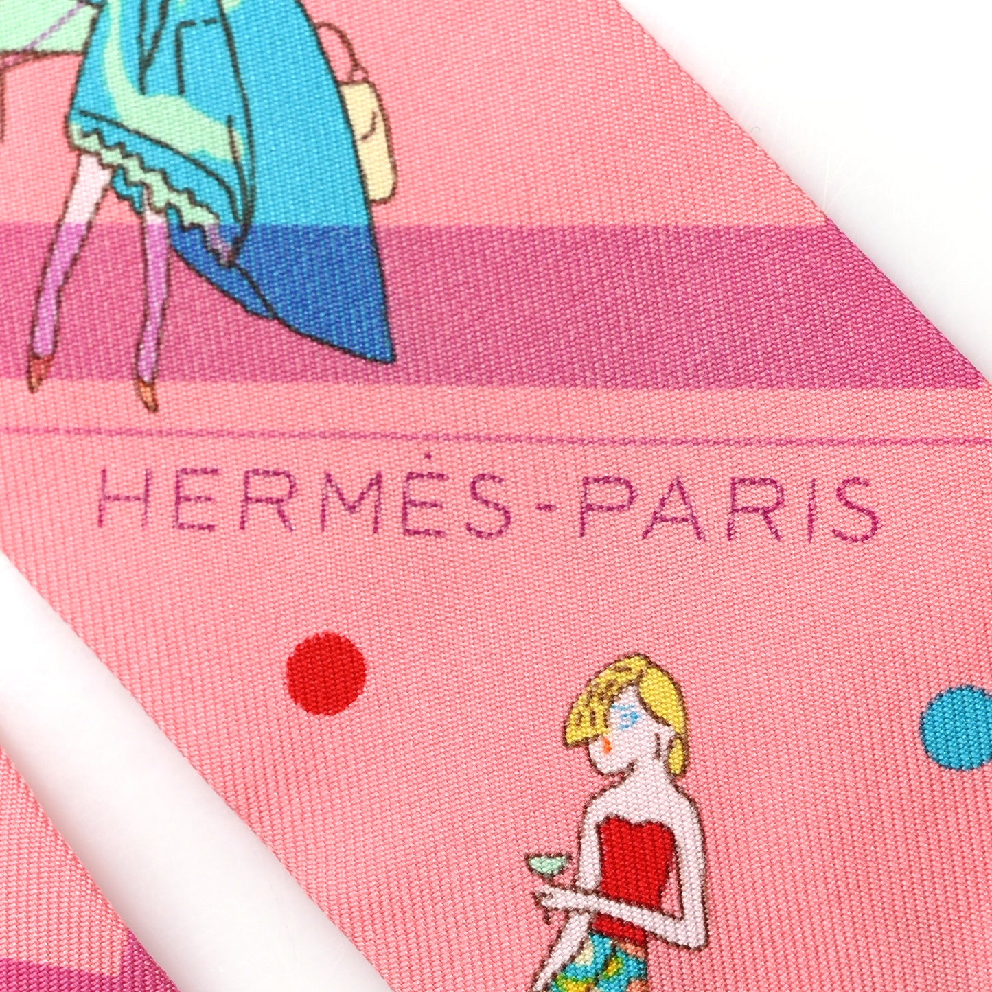 Silk Ex-Libris Les Parisie Twilly Rose Malabar Jaune