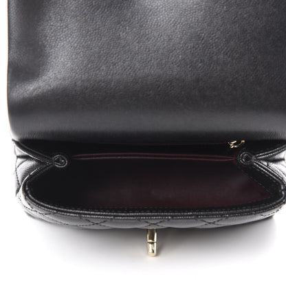 Chanel Caviar Quilted Extra Mini Coco Handle Flap Black 5 of 11