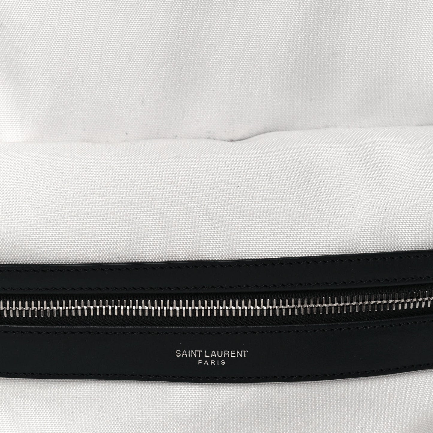 Canvas Logo City Backpack White