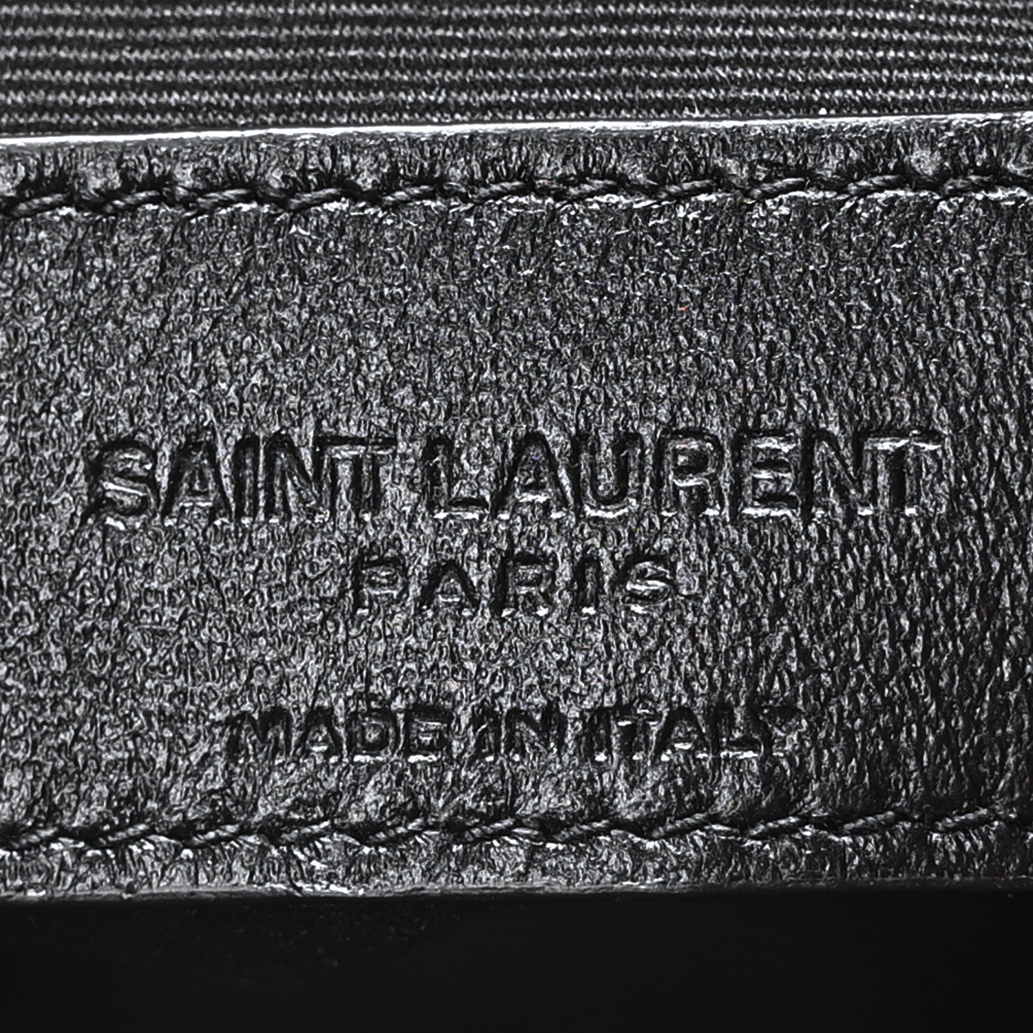 Saint Laurent Lambskin Carre Quilted Mini Shopping Bag Black 6 of 10