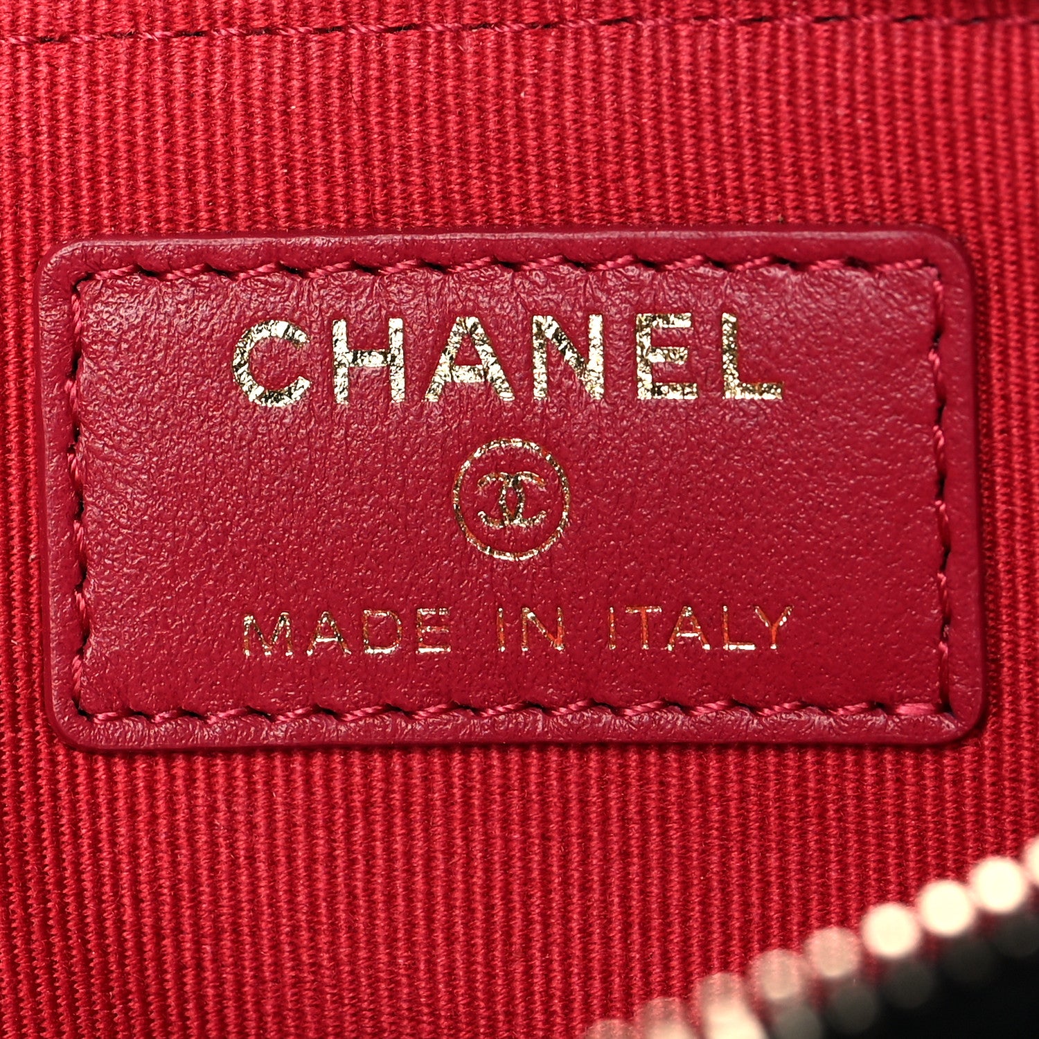 Chanel Lambskin Quilted Chanel 19 Zip Card Holder Wallet Black 6 of 8