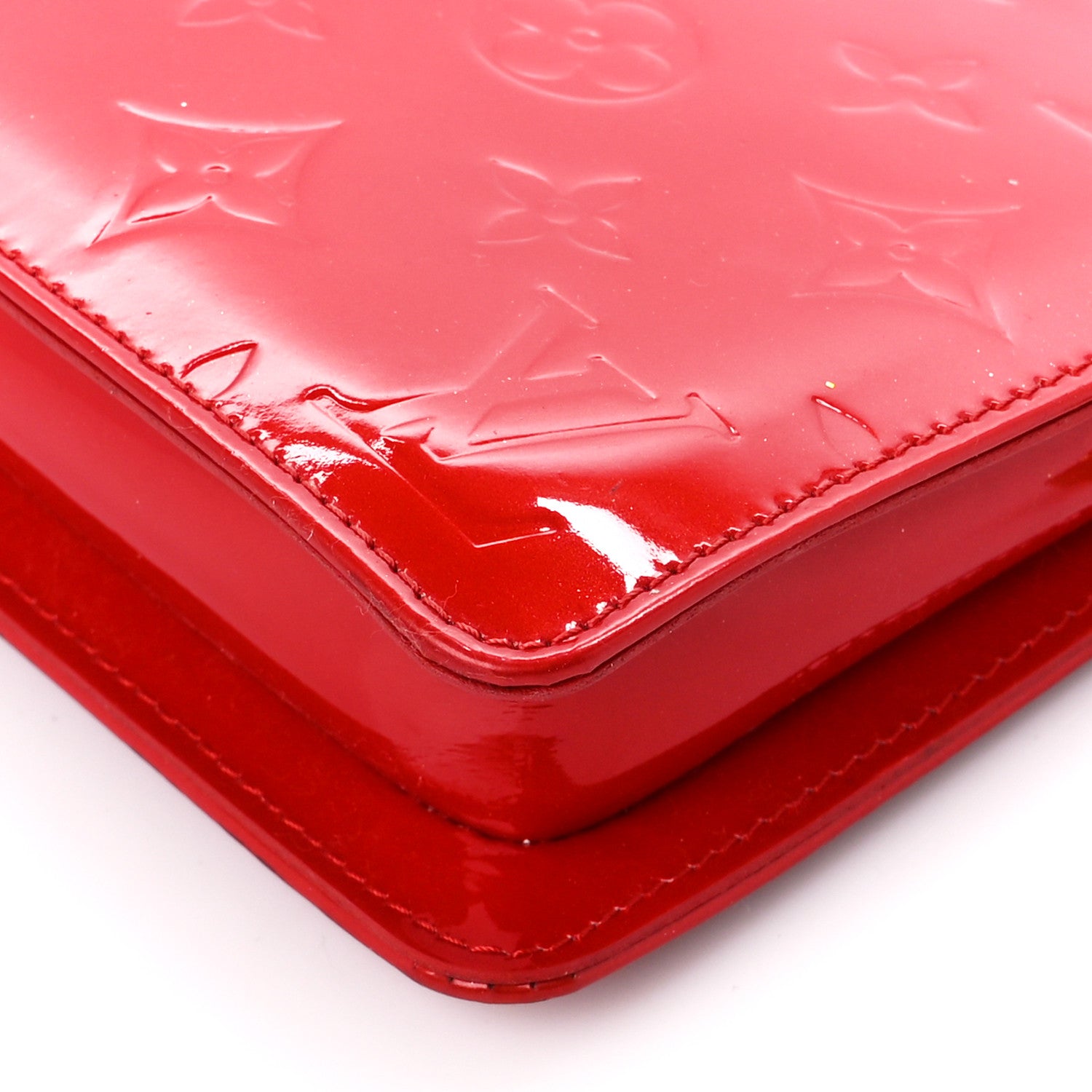 Louis Vuitton Vernis Lexington Pochette Red 10 of 12