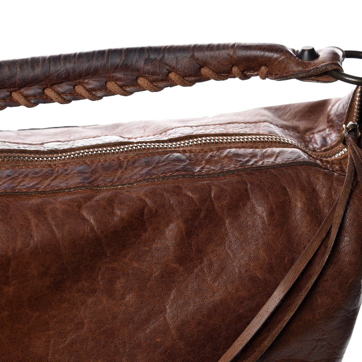 Agneau Classic Hardware Day Hobo Sienna
