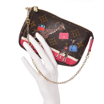 Louis Vuitton Monogram 2017 Christmas Animation Mini Pochette Accessories 2 of 7
