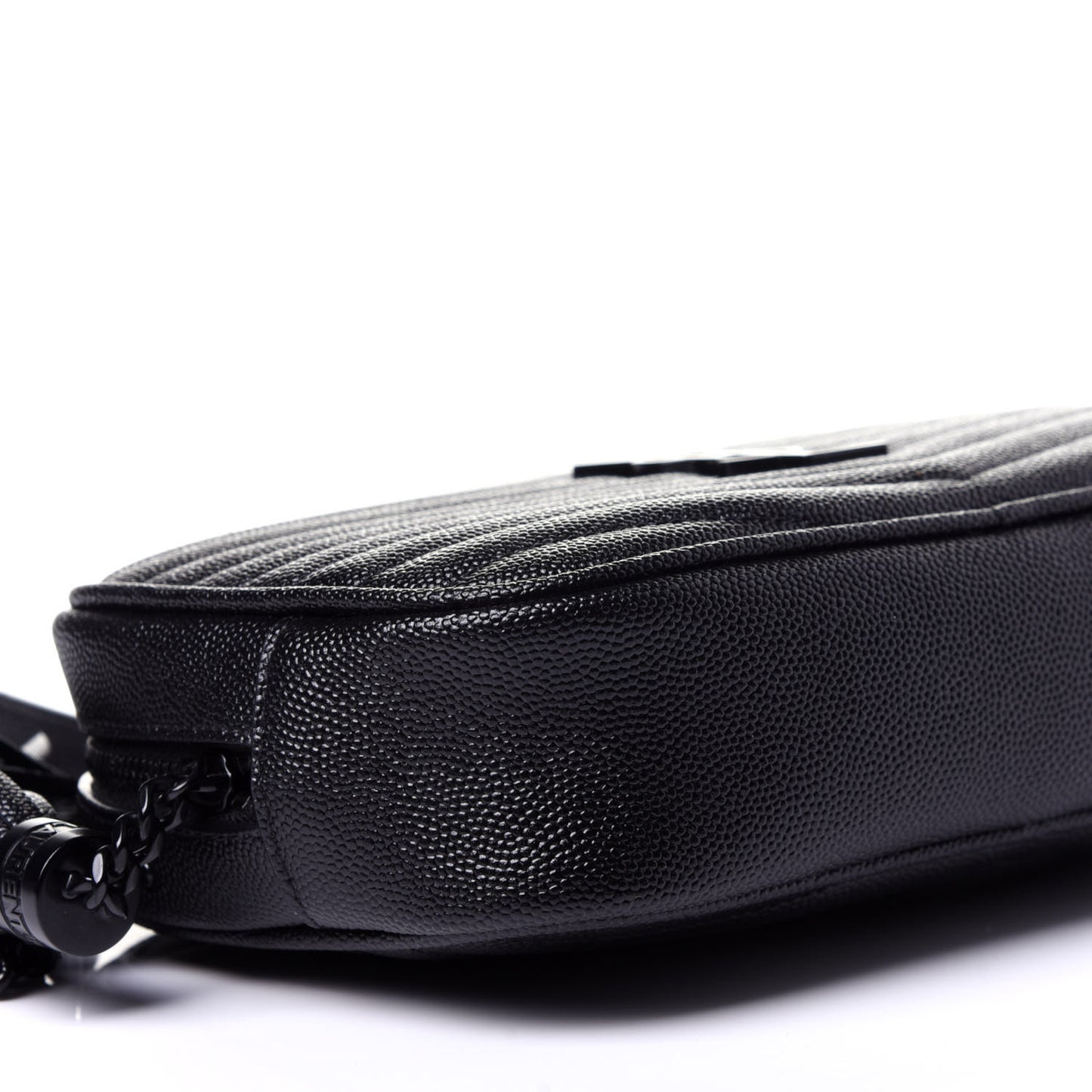 Grain De Poudre Matelasse Monogram Mini Lou Camera Bag Black