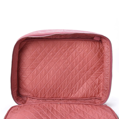 Chanel Caviar Quilted Cosmetic Pouch Pink 4 of 9