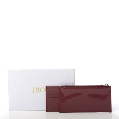 Christian Dior Patent Lady Dior Convertible Clutch Inserts Red 8 of 8