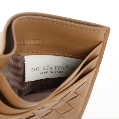 Bottega Veneta Nappa Intrecciato Card Case Camel 6 of 8