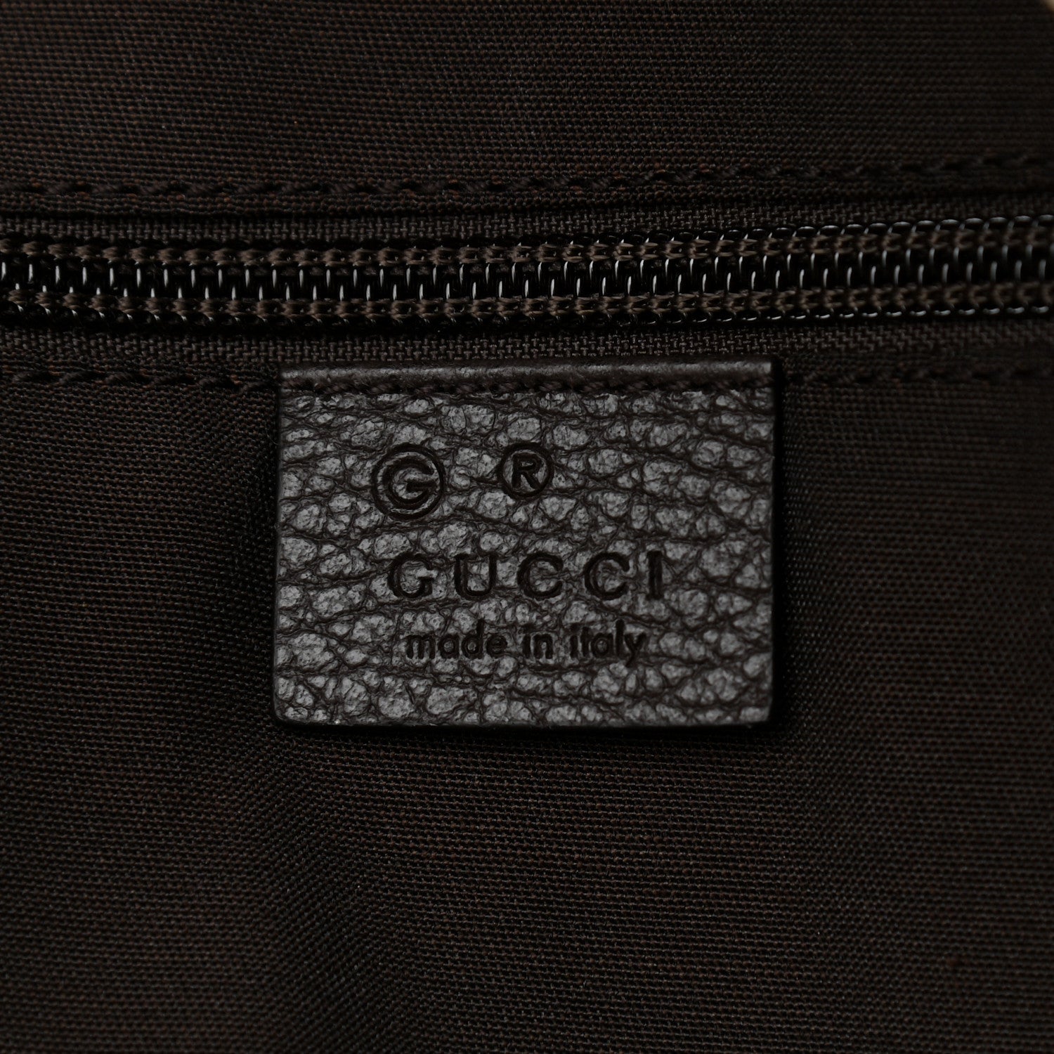 Gucci Monogram Travel Backpack Dark Brown 6 of 9