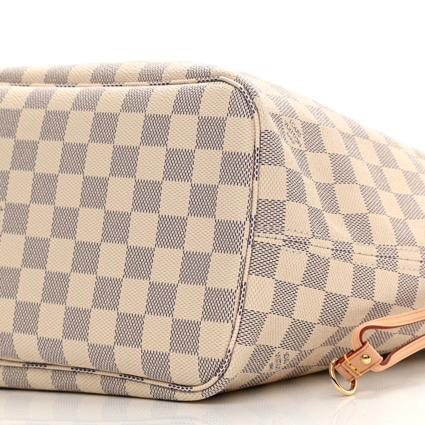 Damier Azur Neo Neverfull MM Rose Ballerine
