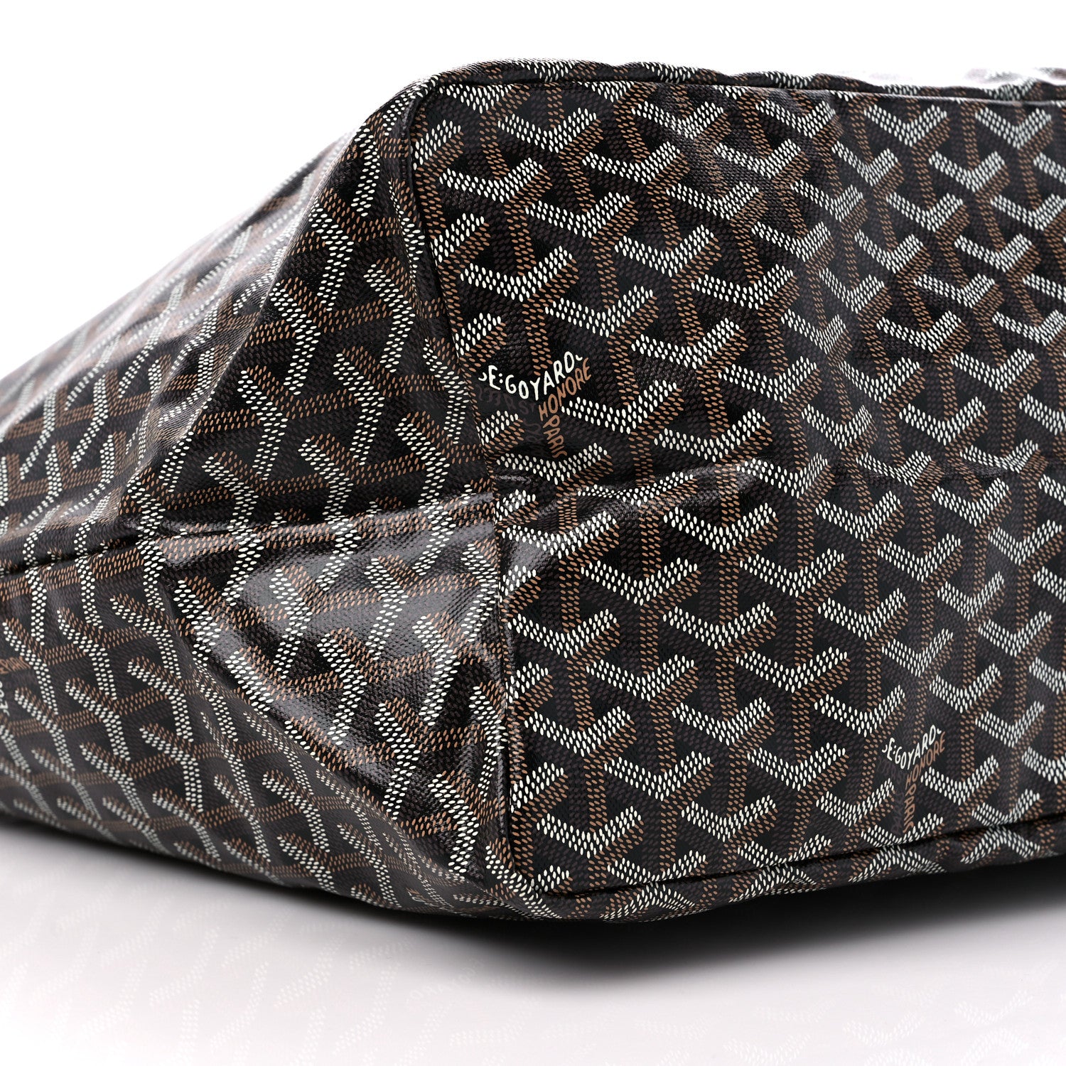 Goyard Goyardine Saint Louis GM Black Gold 8 of 9