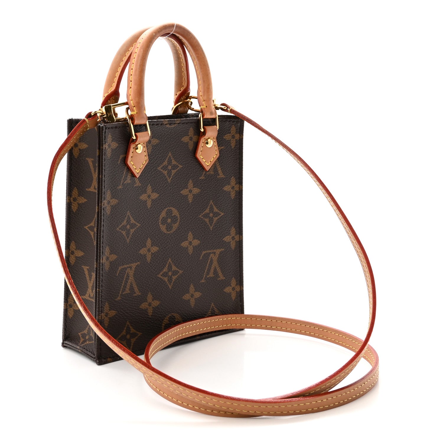 Louis Vuitton Monogram Petit Sac Plat 3 of 9