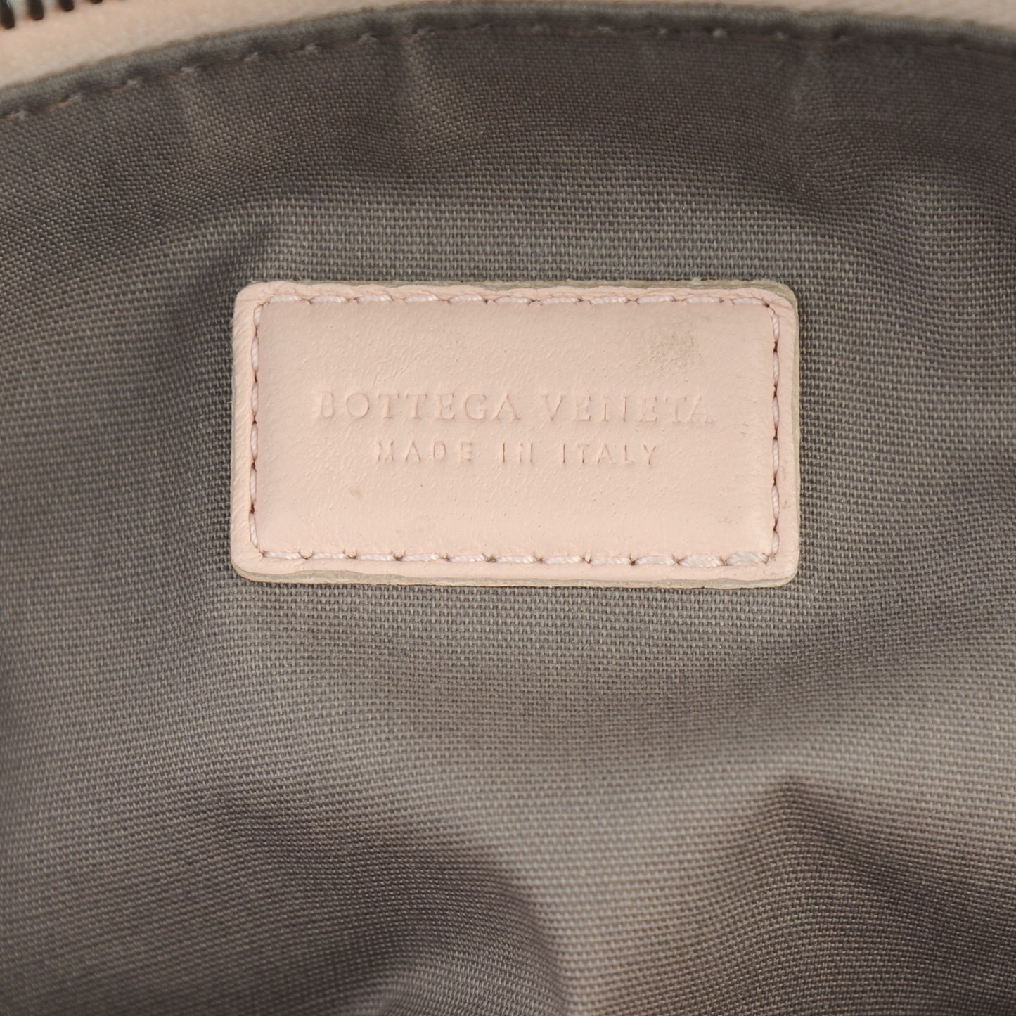 Nappa Intrecciato Cosmetic Pouch Petal Pink