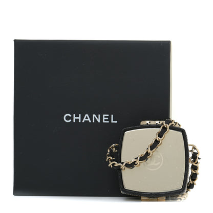 Chanel Lambskin Quilted Small Beauty Box Clutch With Chain Black 8 of 8