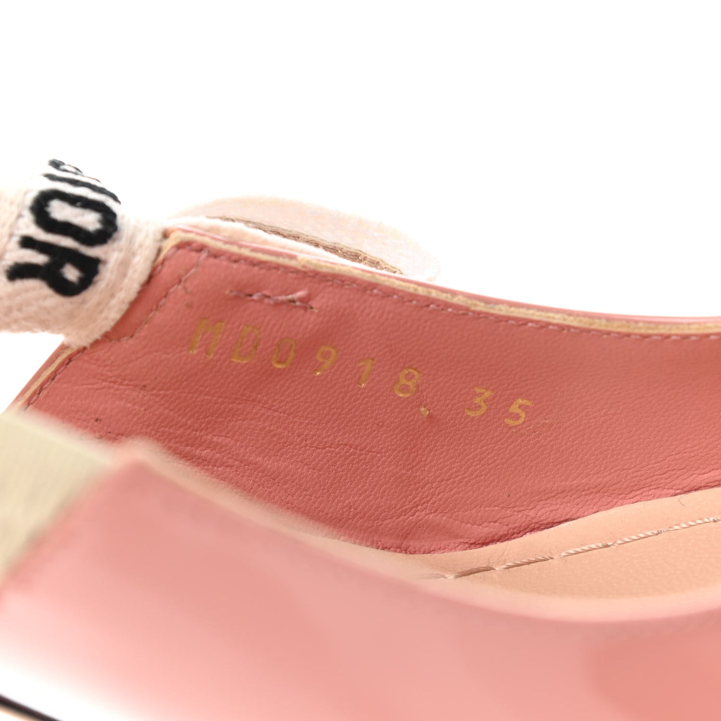 Patent Ribbon J'Adior Slingback 65mm Pumps 35 Pink
