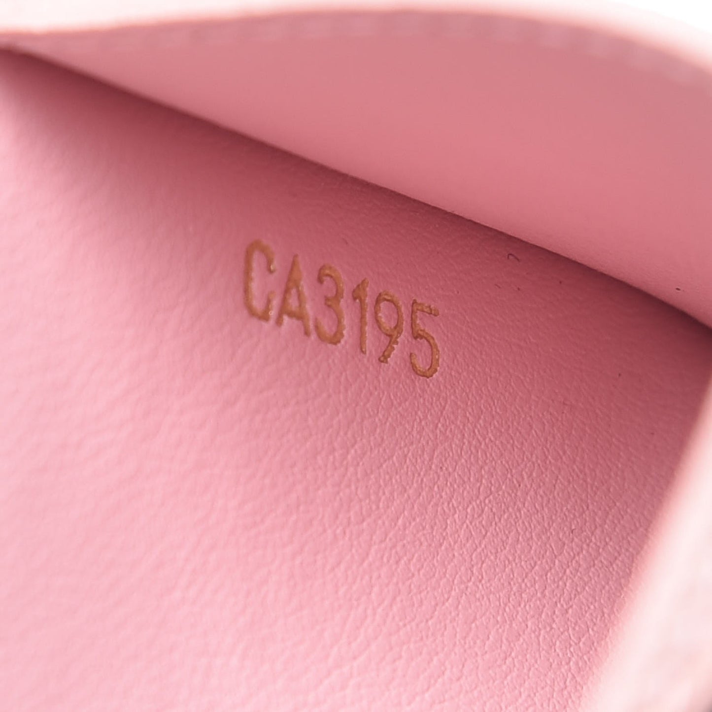 Damier Ebene Caissa Card Holder Rose Ballerine