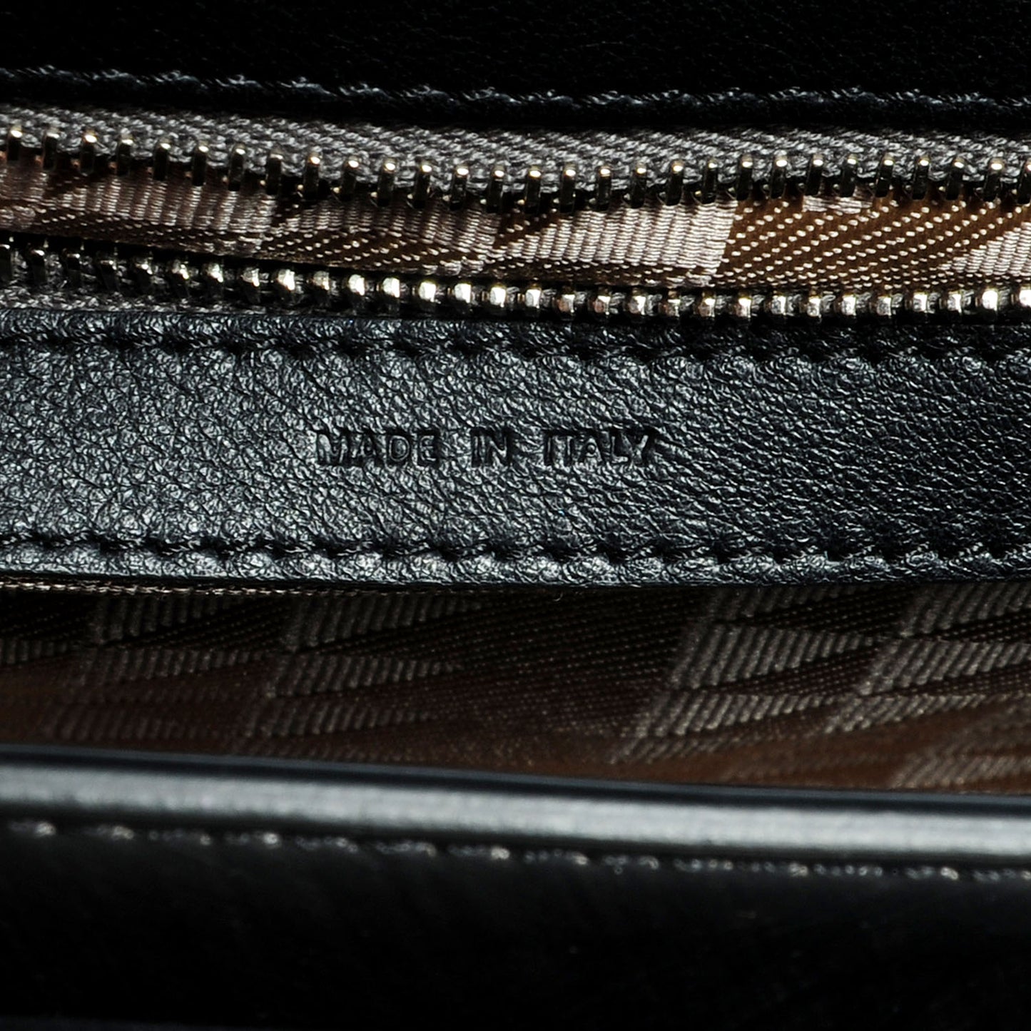 Leather PS11 Classic Shoulder Bag Chalkboard Black
