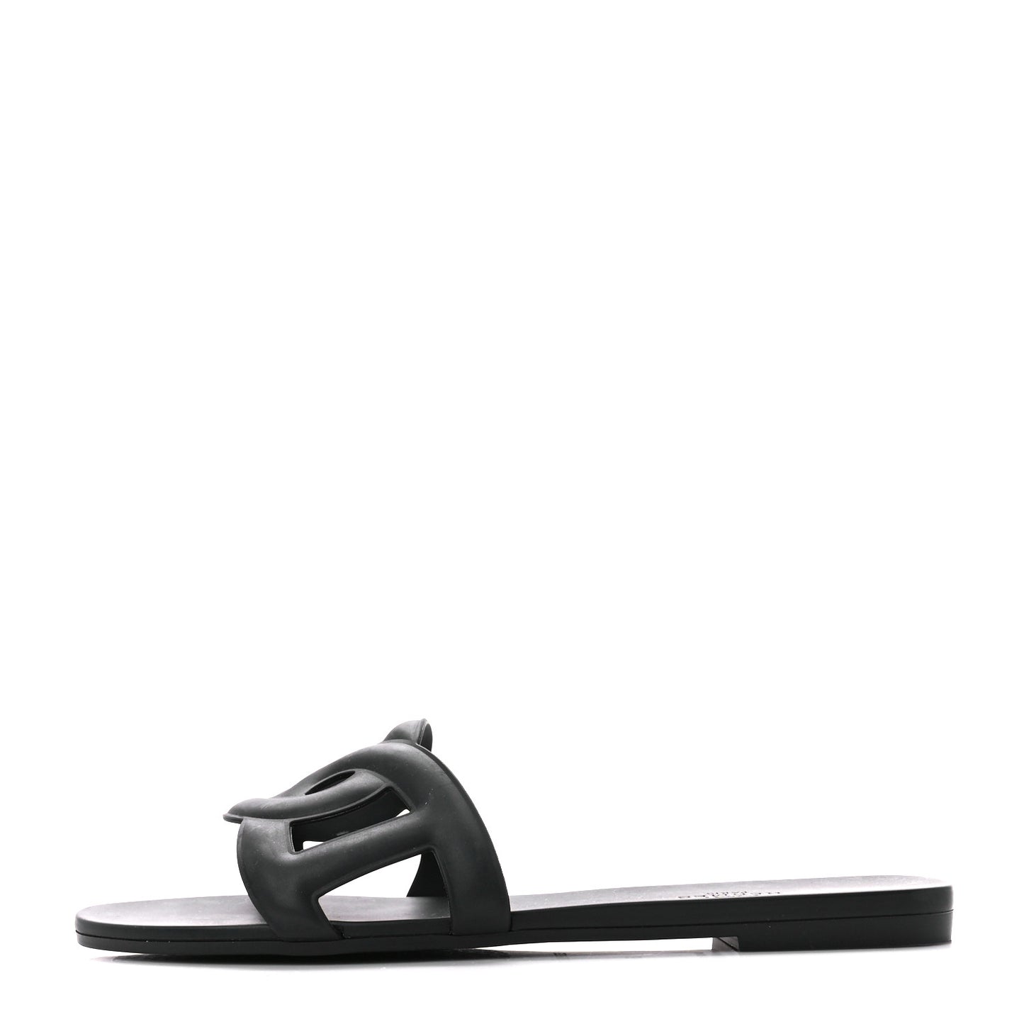Rubber Aloha Sandals 39 Black