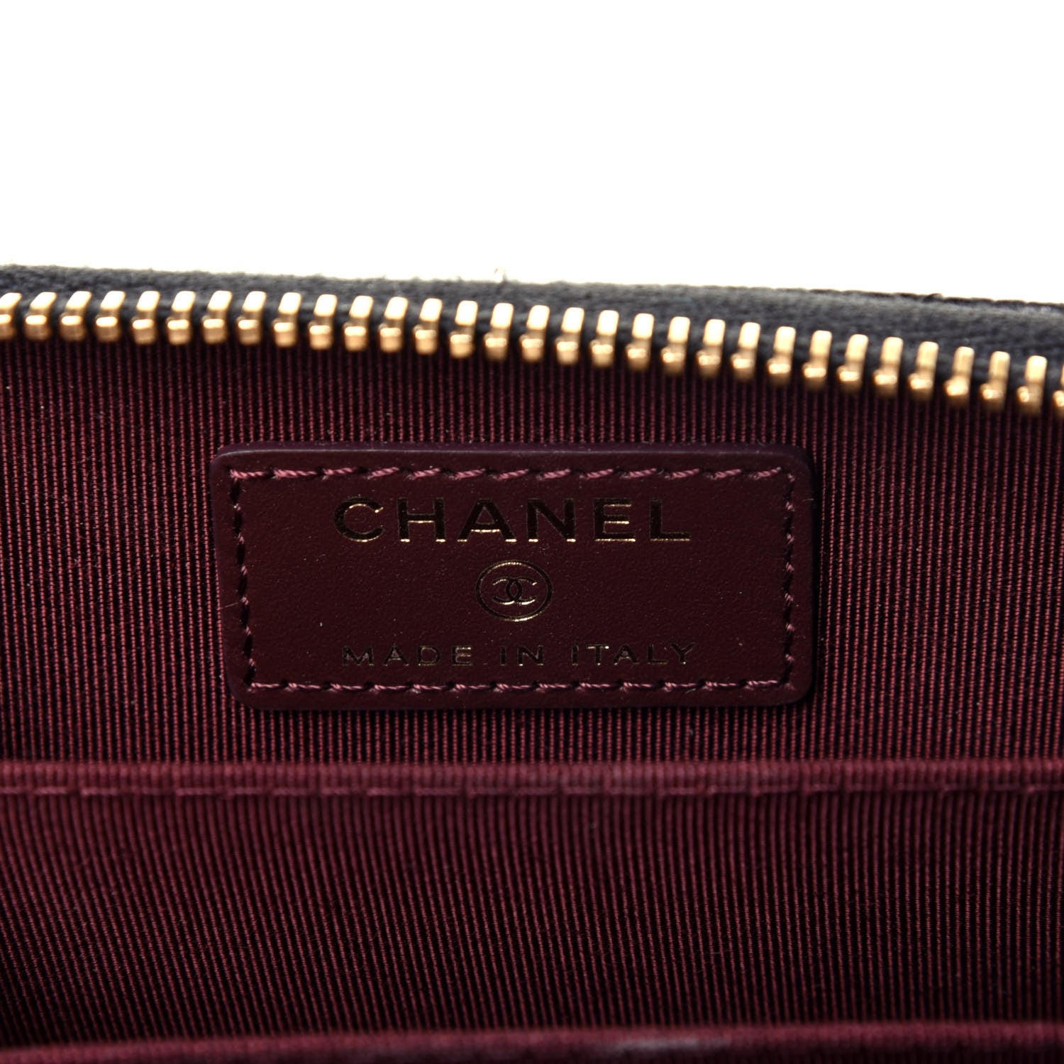 Chanel Caviar Quilted Zip Coin Purse Black 8 of 10