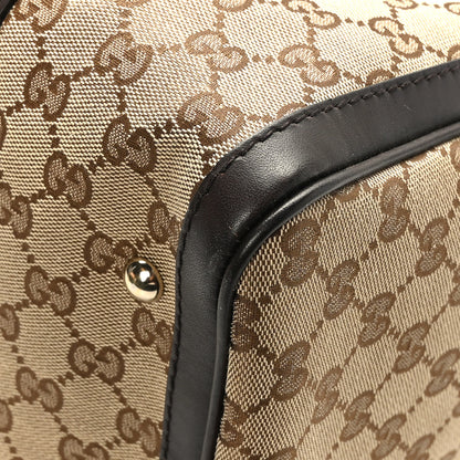 Gucci Monogram Medium Joy Boston Dark Brown 9 of 11