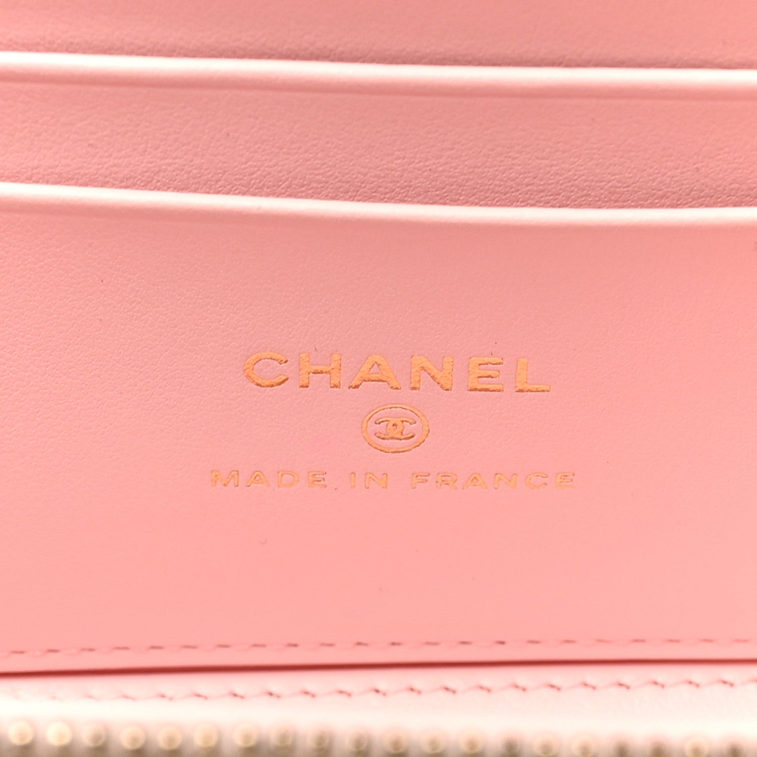 Chanel Caviar Quilted Top Handle Vanity With Chain Light Pink 8 of 12