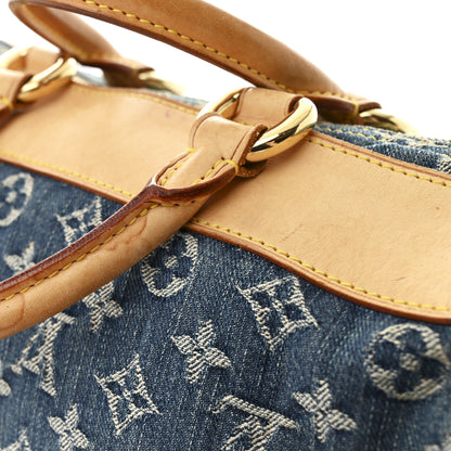 Louis Vuitton Monogram Denim Neo Speedy Blue 10 of 10