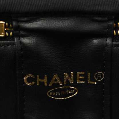 Chanel Caviar CC Vanity Cosmetic Case Black 6 of 9
