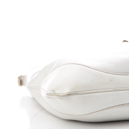 Gucci Calfskin Medium Jackie O Bouvier Hobo White 5 of 13