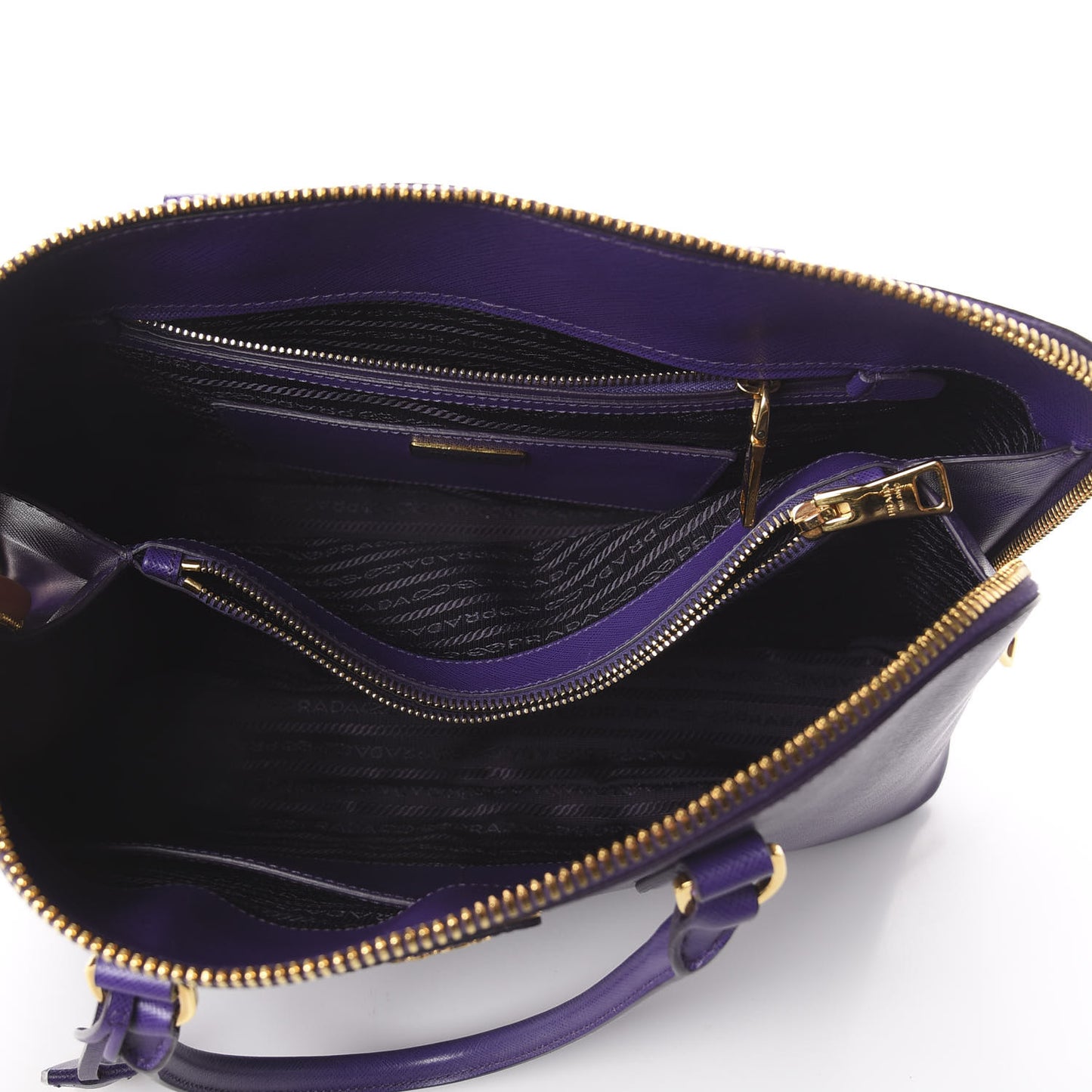 Saffiano Lux Large Promenade Tote Viola