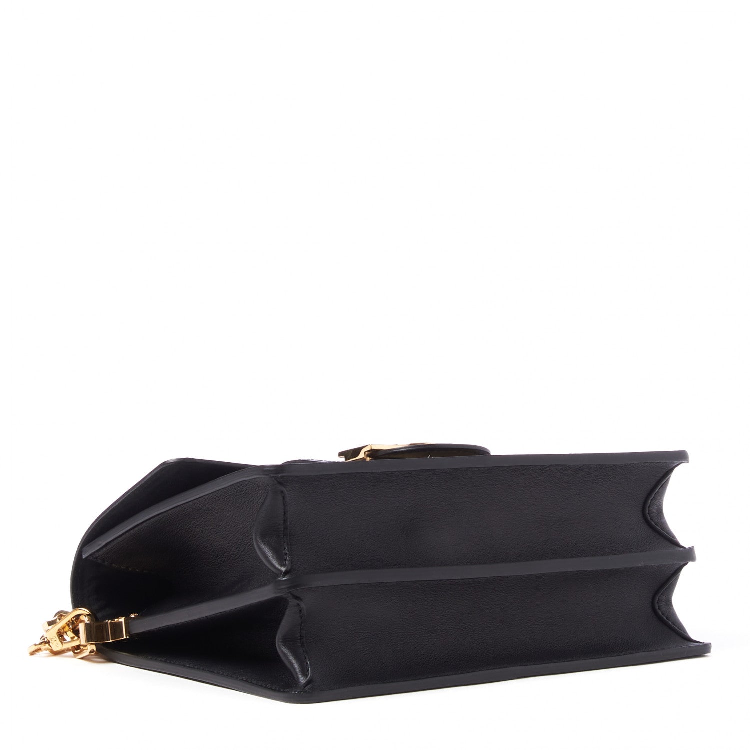 Louis Vuitton Smooth Calfskin Dauphine MM Black 4 of 9