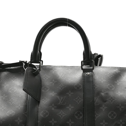 Louis Vuitton Monogram Eclipse Keepall Bandouliere 55 8 of 10