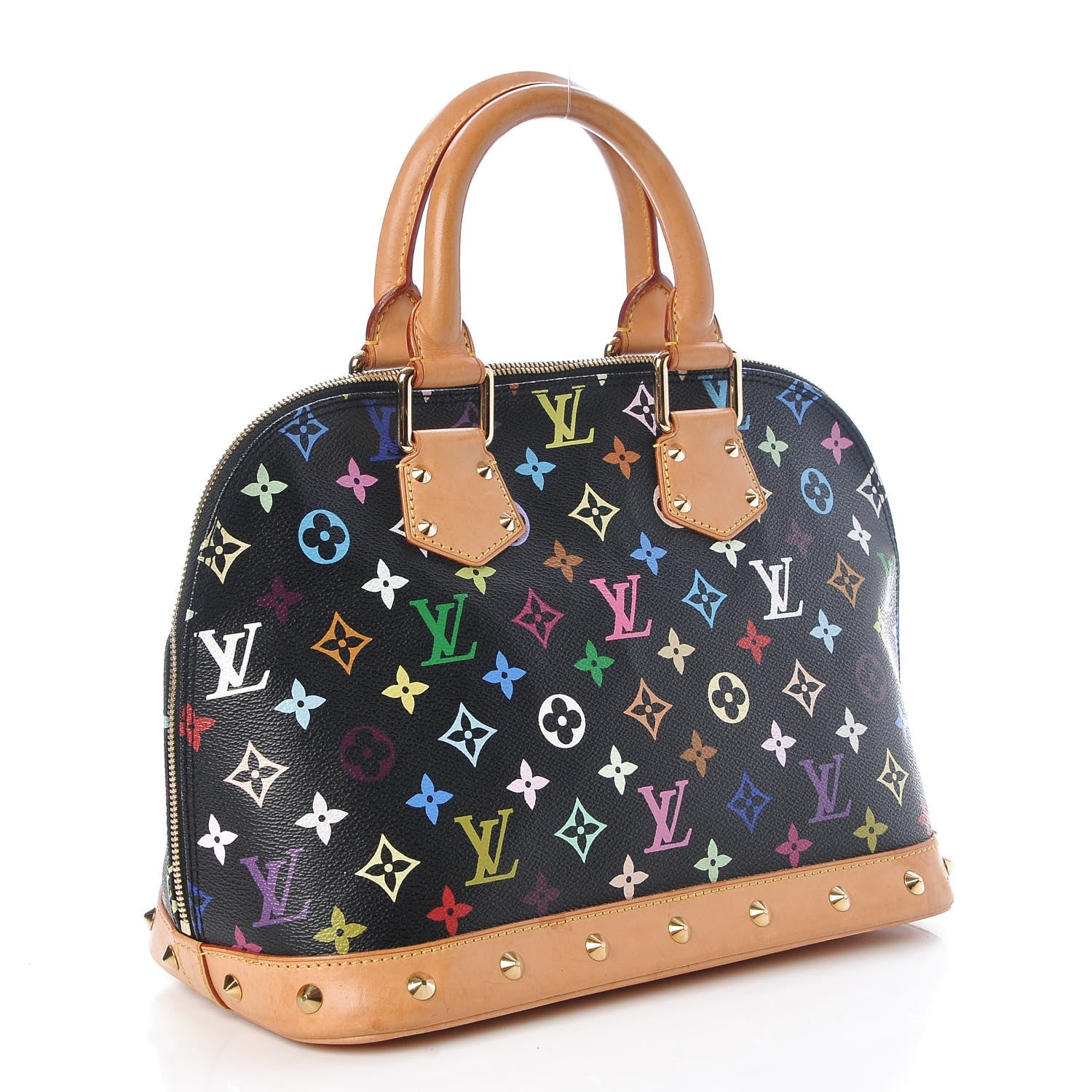 Louis Vuitton Monogram Multicolor Alma Black 3 of 11