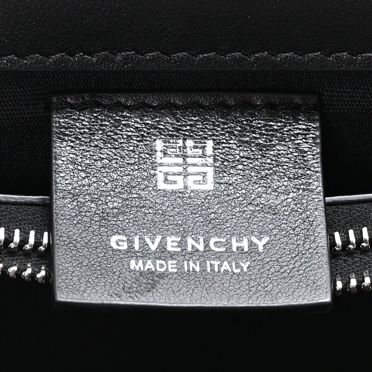 Givenchy Soft Calfskin 4G Embossed Medium Shoulder Bag Black 6 of 9