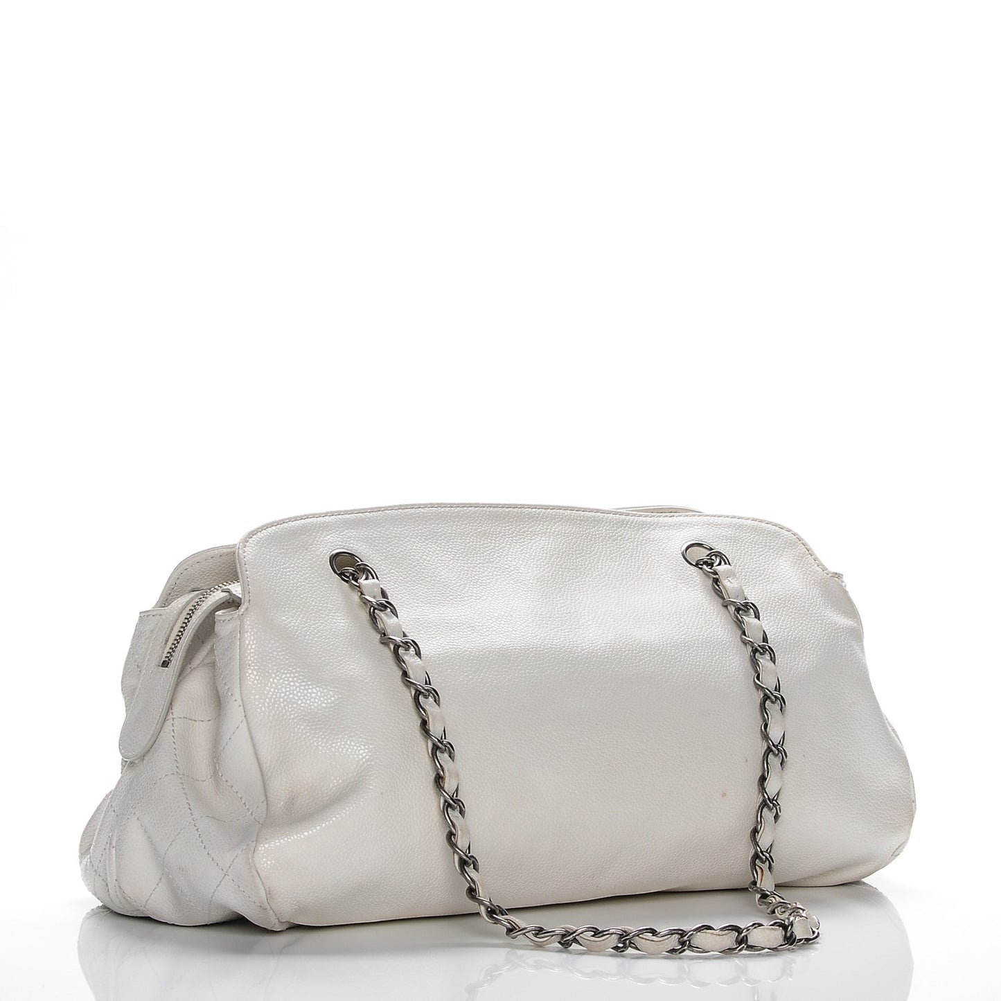 Caviar 31 CC Shoulder Bag White