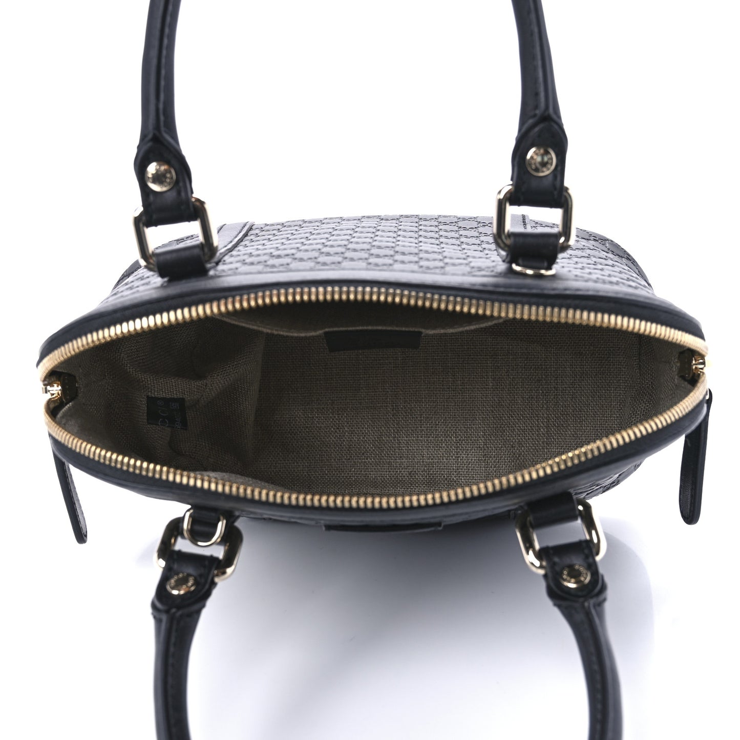 Microguccissima Mini Dome Bag Black