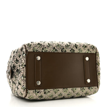 Louis Vuitton Sequin Monogram Sunshine Express Speedy Kaki 4 of 9