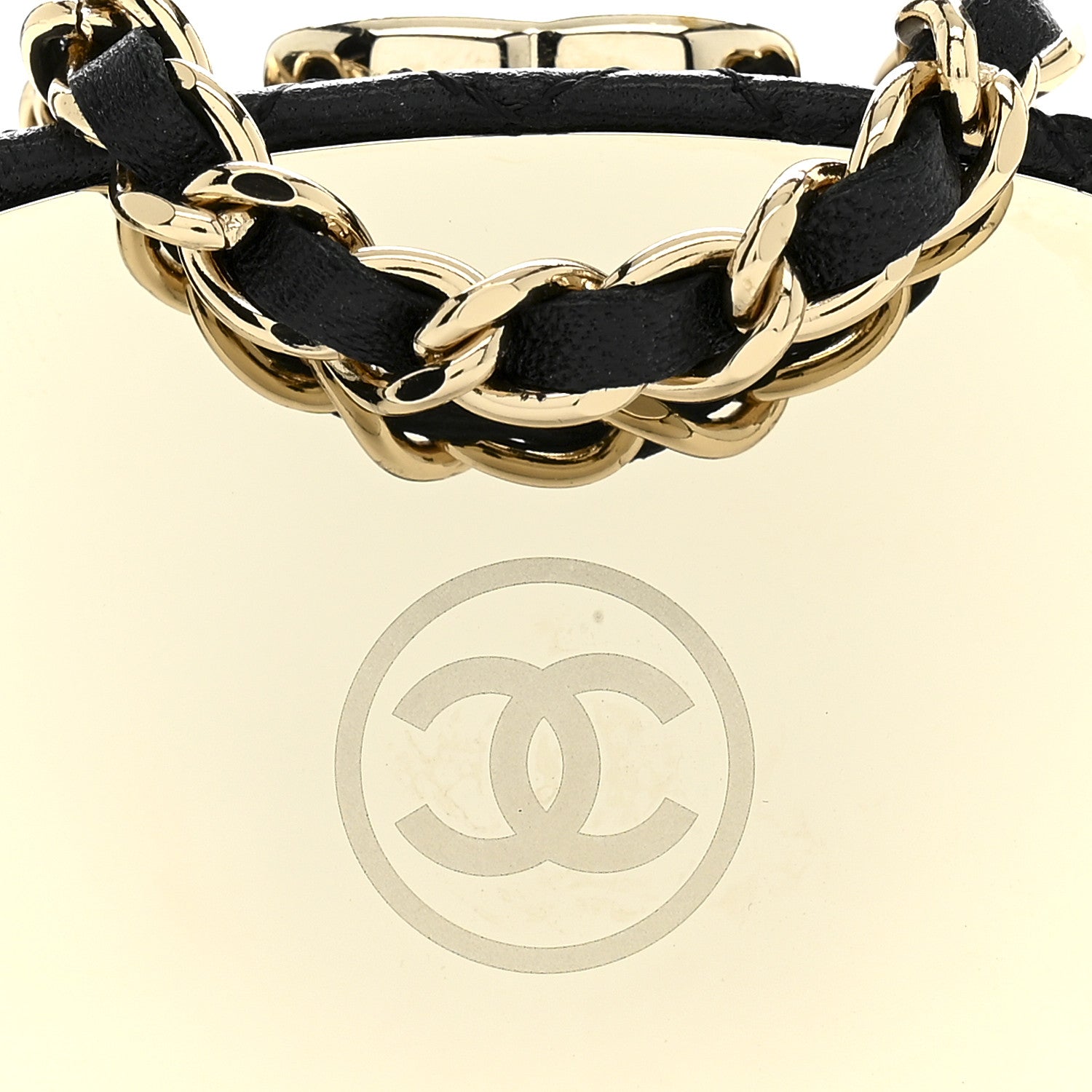 Chanel Lambskin Quilted Small Beauty Box Clutch With Chain Black 8 of 10