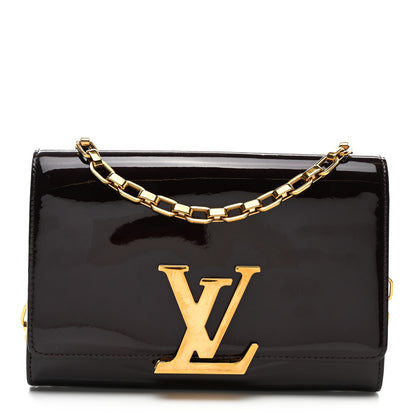 Louis Vuitton Patent Chain Louise GM Amarante 1 of 9