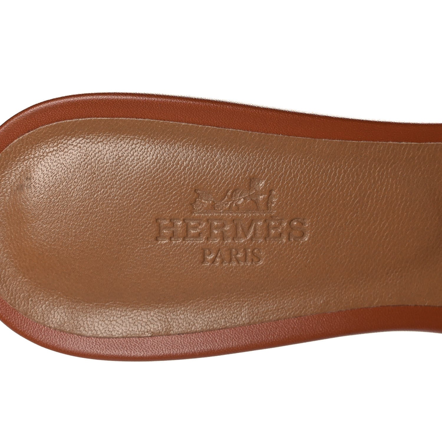 Hermes Calfskin Oasis Sandals 35 Gold 7 of 8