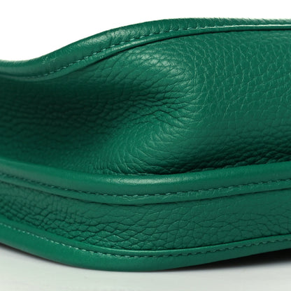 Hermes Taurillon Clemence Evelyne III PM Vert Vertigo 8 of 10