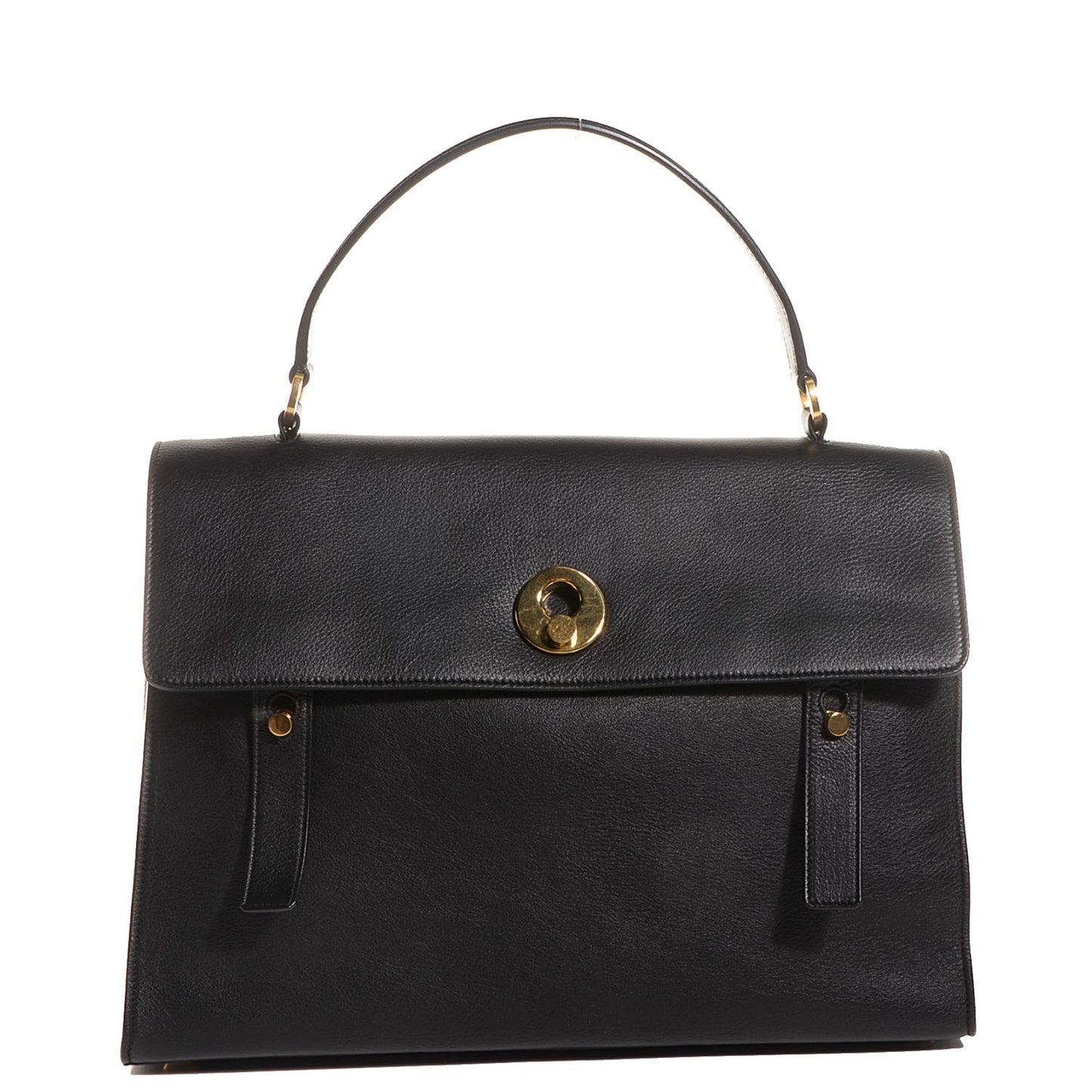 Calfskin Large Muse Two Black