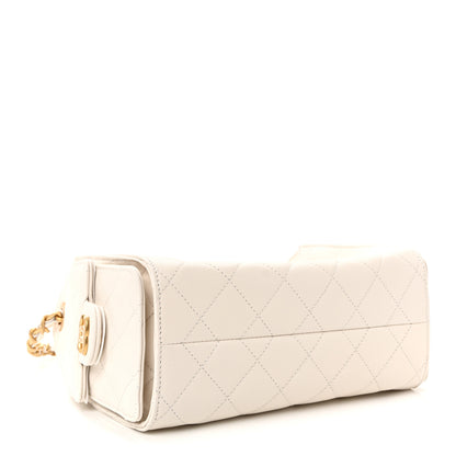 Chanel Caviar Quilted Mini Chanel 25 Handbag White 4 of 11